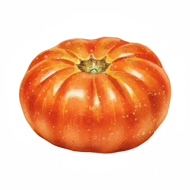 Amana Orange, illustration botanique