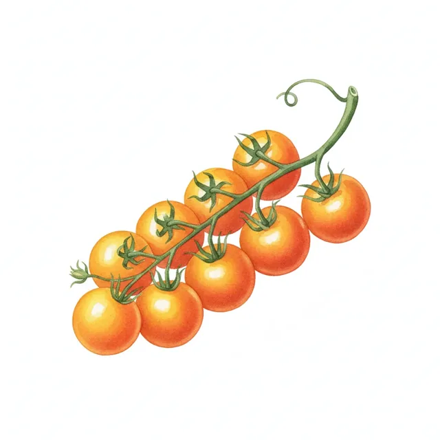 Ambrosia Gold, illustration botanique