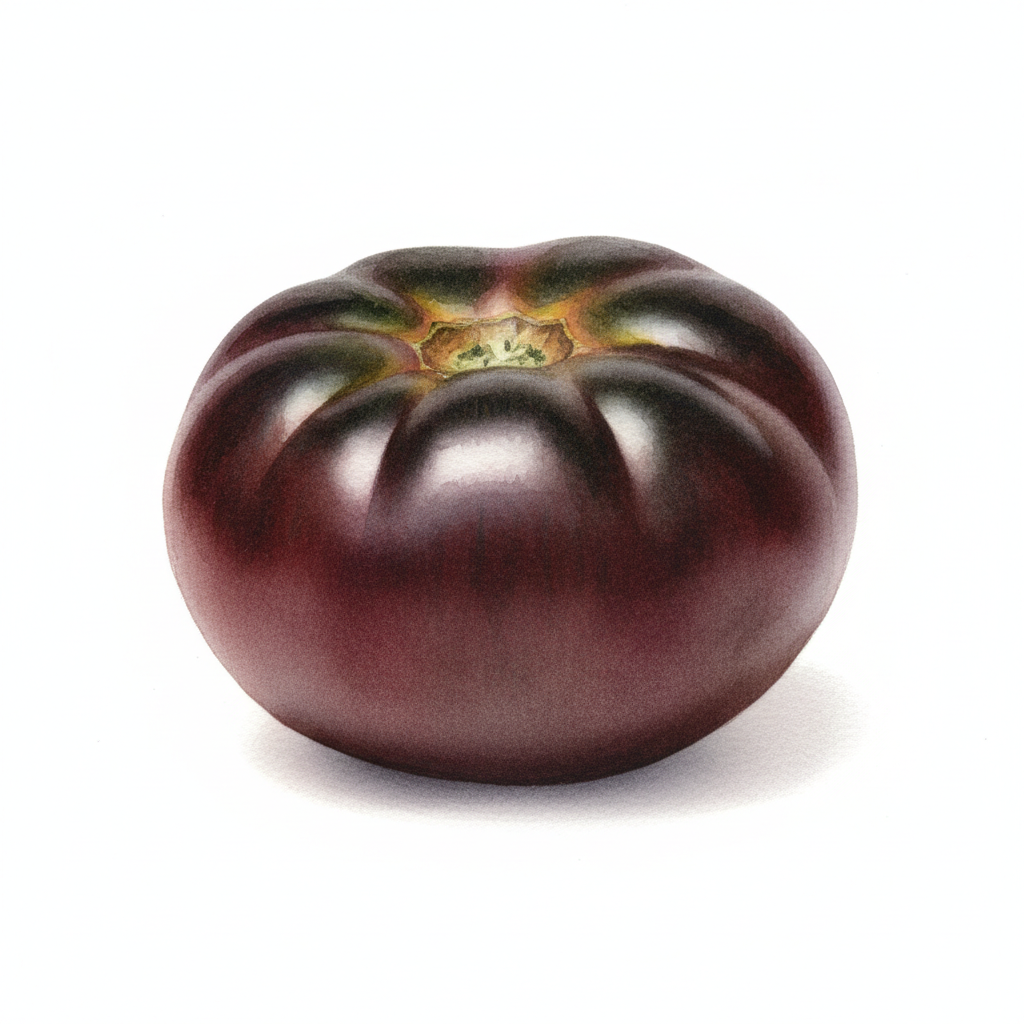 Aquarelle botanique Assortiment de Tomates Gourmandes