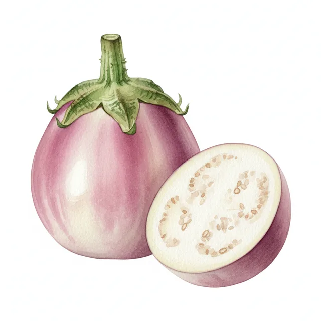 Bianca Rotonda Sfumata Di Rosa, illustration botanique