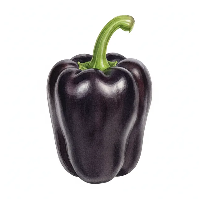Black Prince, illustration botanique