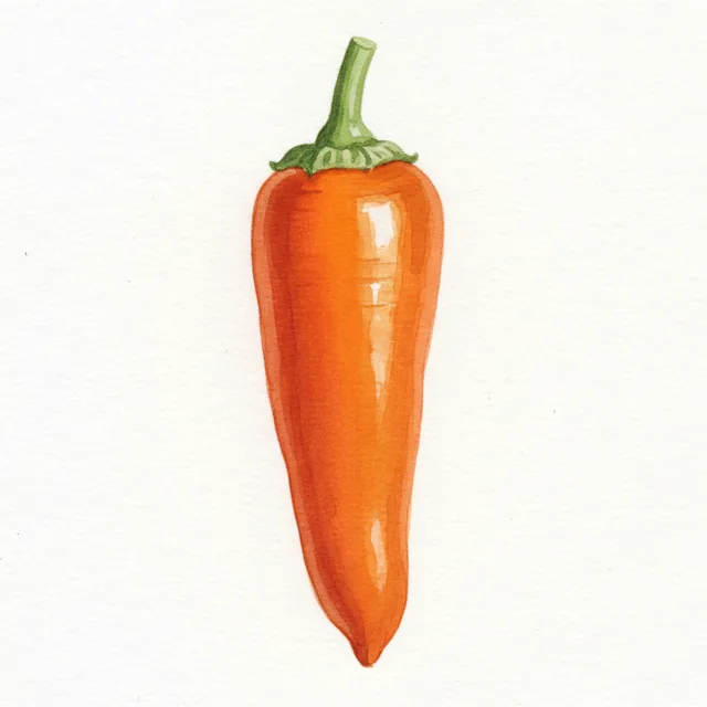 Bulgarian Carrot, illustration botanique