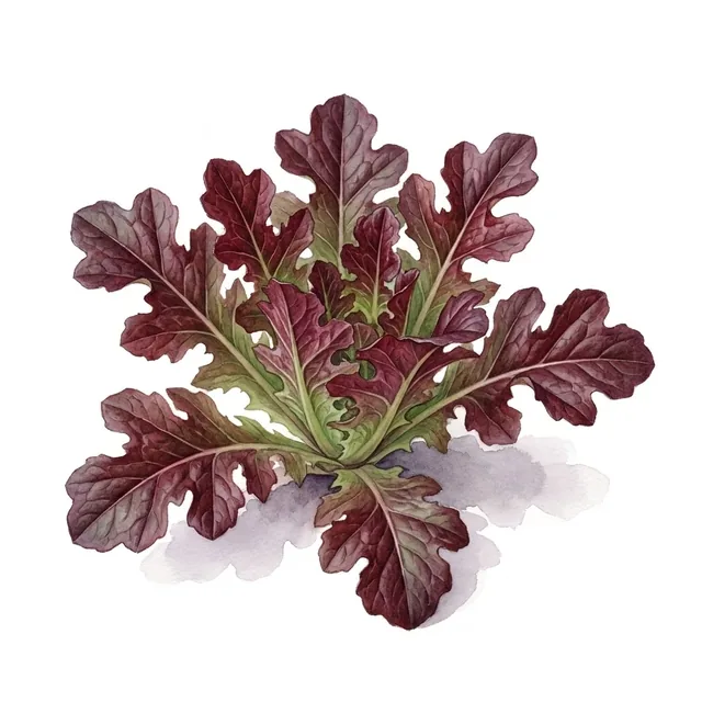 Camo Oakheart Mix, illustration botanique