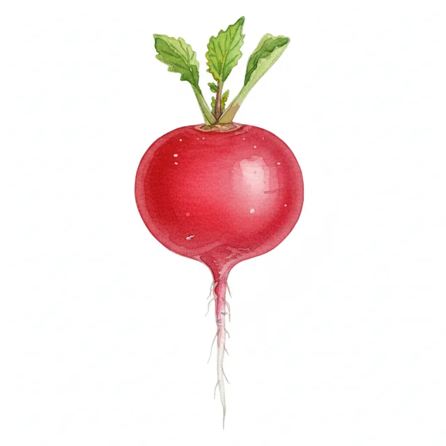 Cherry Belle, illustration botanique