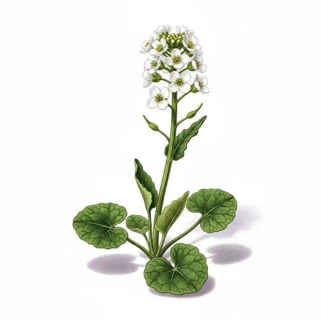 Cochlear Officinalis, illustration botanique