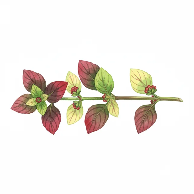 Cresson De Para Lemon Drop, illustration botanique