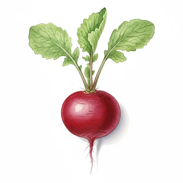 Crimson Giant, illustration botanique