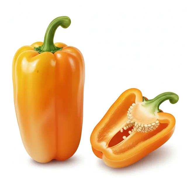 Feher Ozon Paprika, illustration botanique