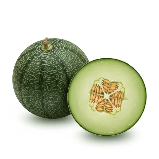 Green Fleshed Pineapple, illustration botanique
