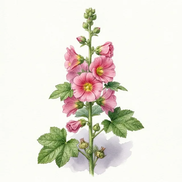 Halo Candy, illustration botanique