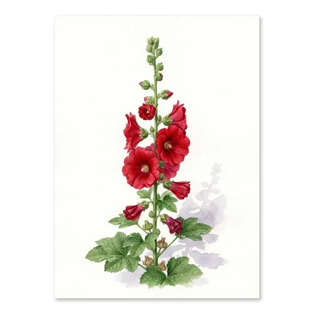 Halo Red, illustration botanique