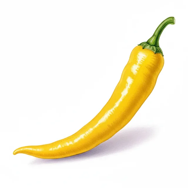 Hungarian Semi-Hot, illustration botanique
