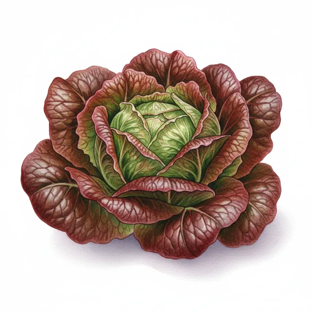 Integrata Red, illustration botanique
