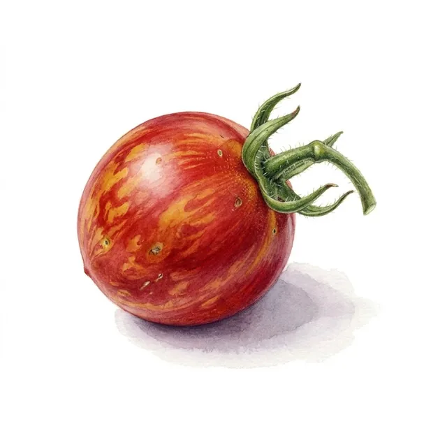 Isis Candy Cherry, illustration botanique