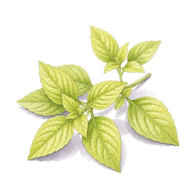 Kivumbasi Lime, illustration botanique
