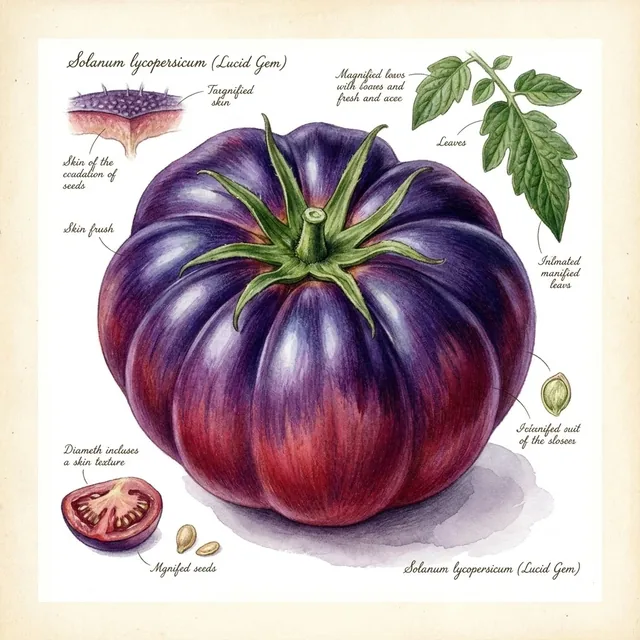 Lucid Gem, illustration botanique