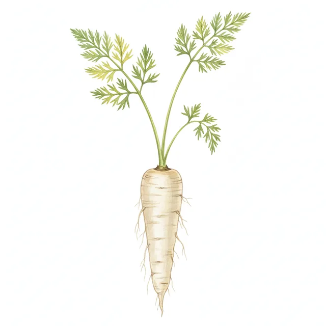 Lunar White, illustration botanique
