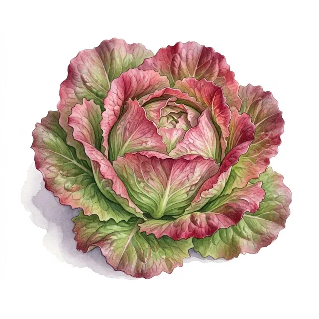 Majestic Red, illustration botanique