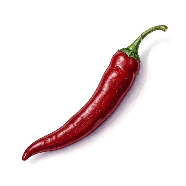 Numex Barkers Hot, illustration botanique