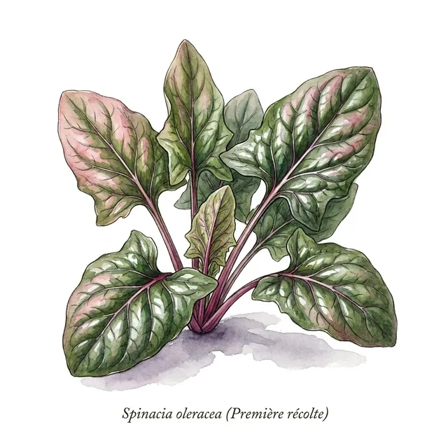 Première récolte, illustration botanique