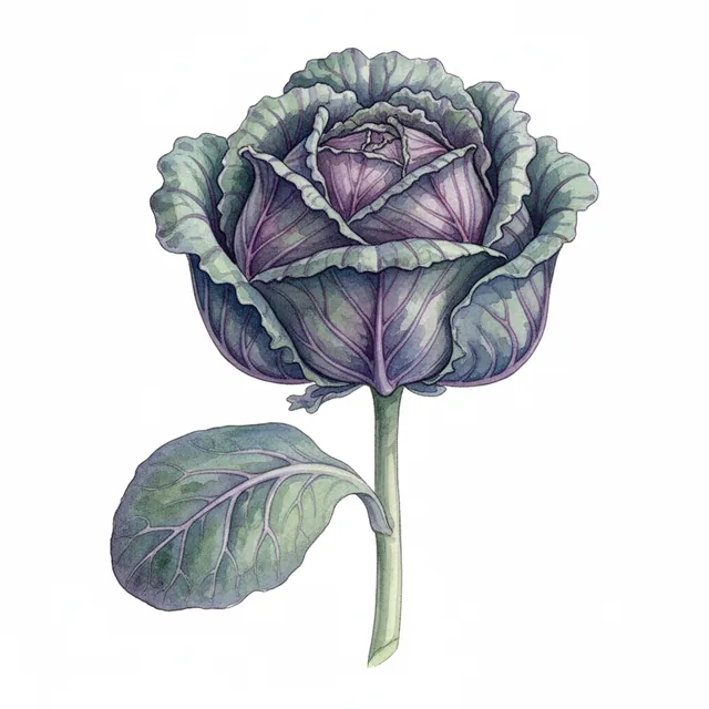 Purple Cape, illustration botanique