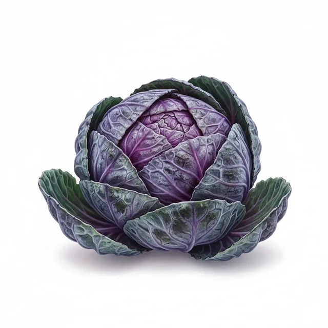 Purple Sprouts, illustration botanique