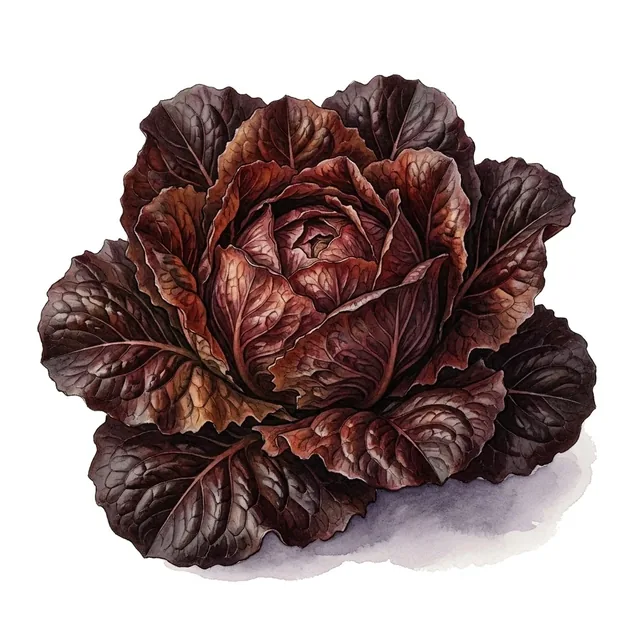 Really Red Deer Tongue, illustration botanique