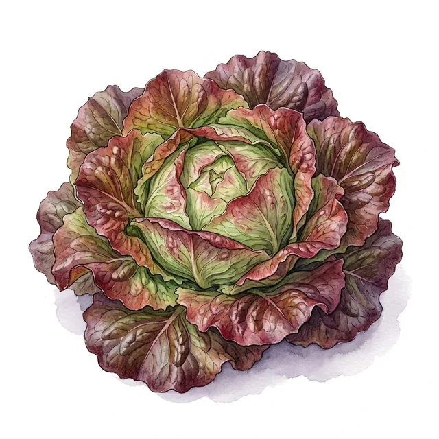 Red Butter, illustration botanique