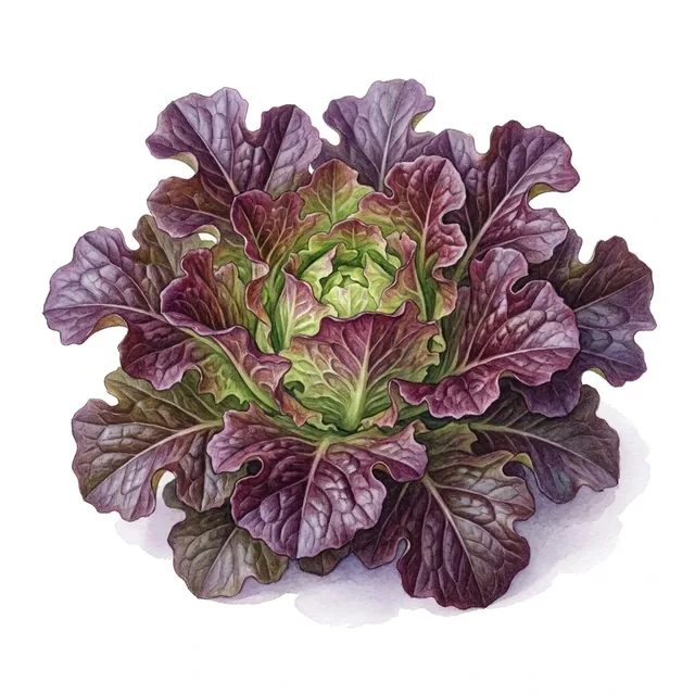 Red Oak Leaf, illustration botanique