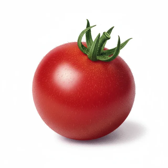 Red Peach, illustration botanique