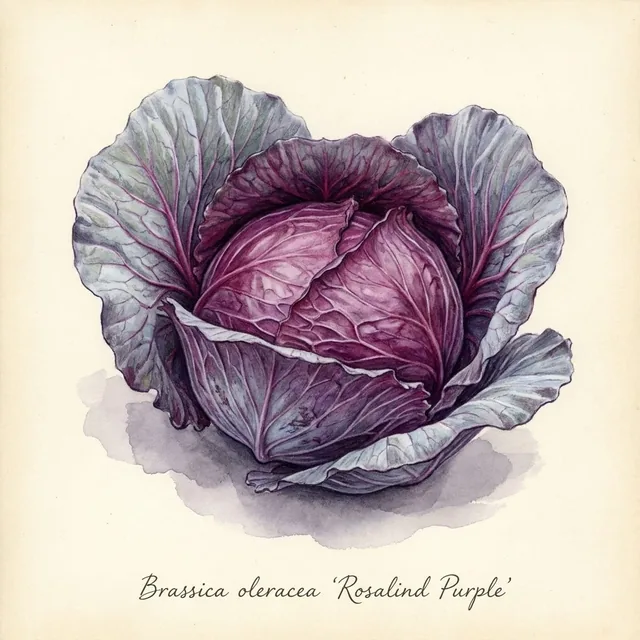 Rosalind Purple, illustration botanique