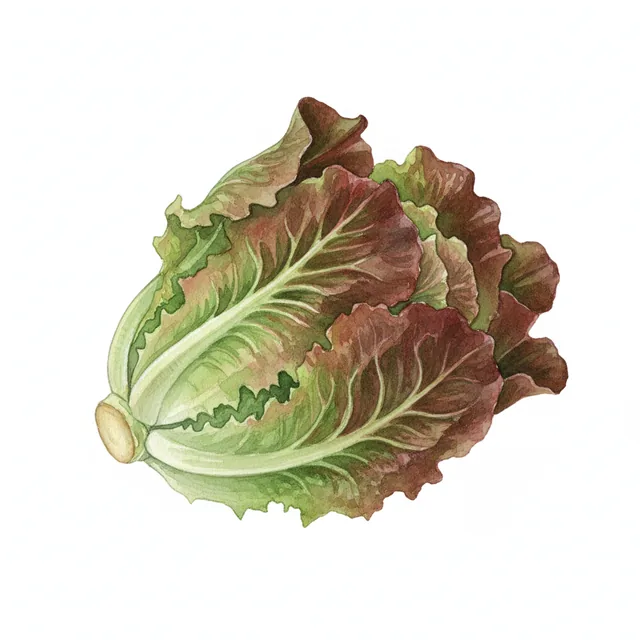 Rougette de Montpellier, illustration botanique
