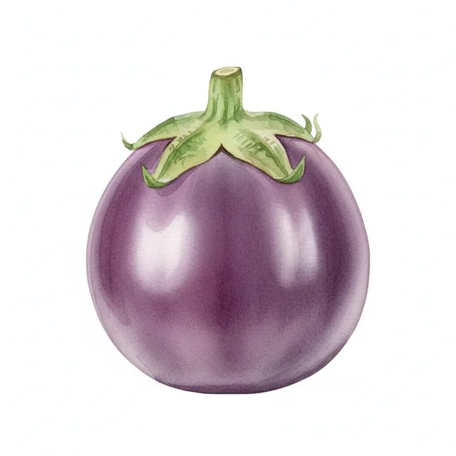 Round Mauve, illustration botanique