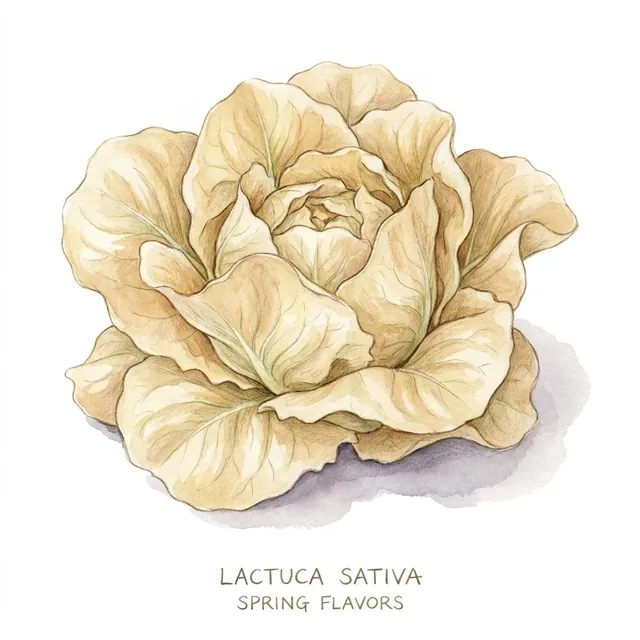 Spring flavors, illustration botanique