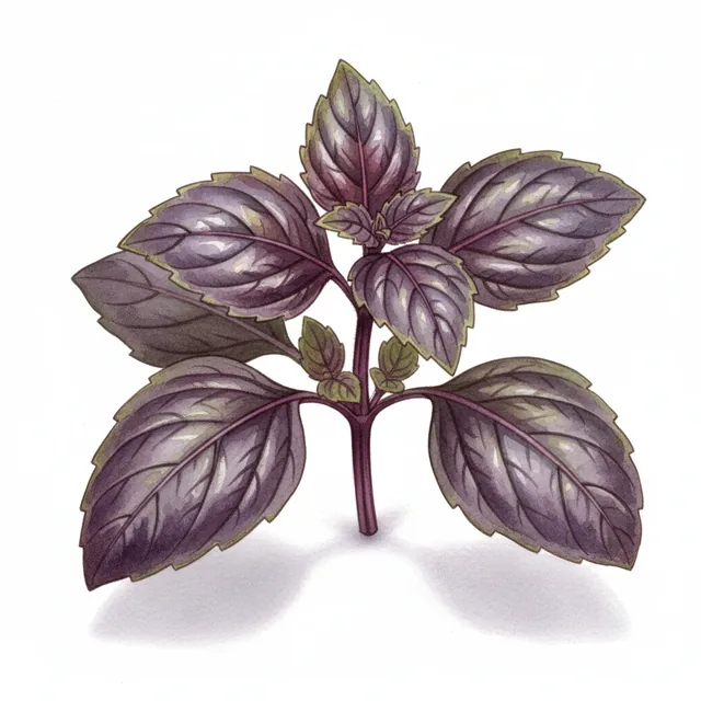Thai Red Stem, illustration botanique