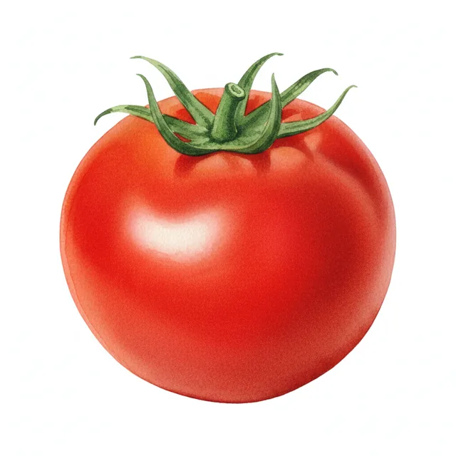 Tomate Cocktail Clémentine ab - Plant, illustration botanique