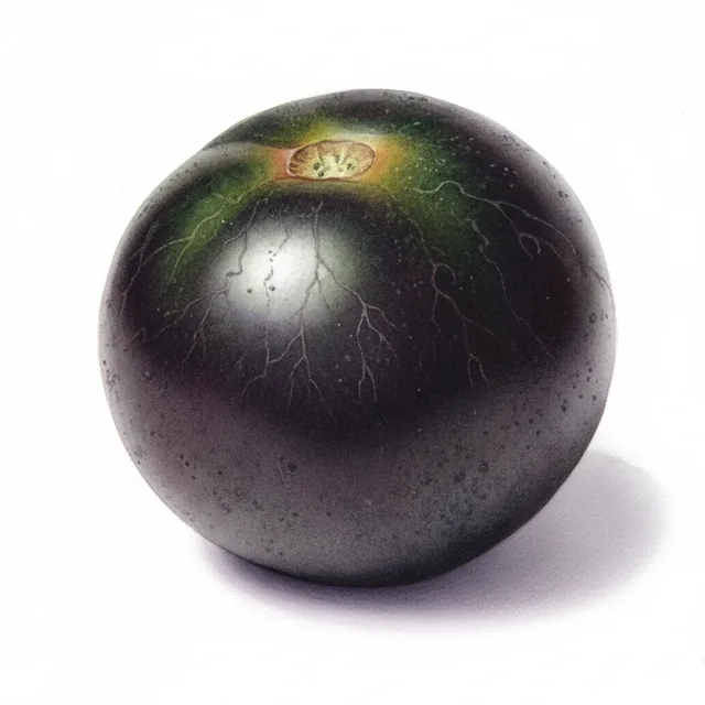 Tomate Madagascar, illustration botanique