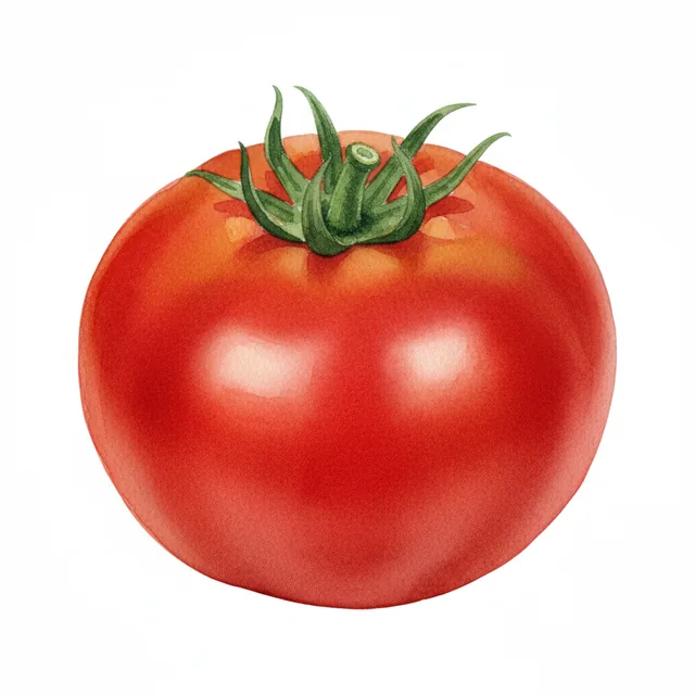 Tomate Monstrueuse De Lyon, illustration botanique