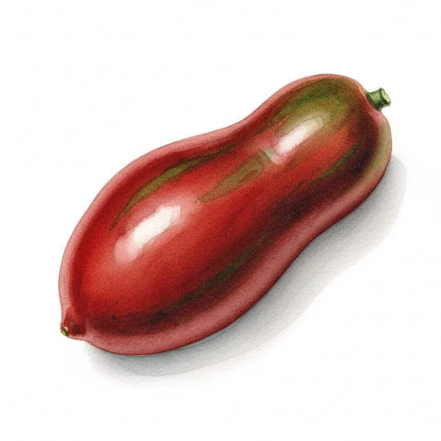 Tomate San Marzano 2, illustration botanique
