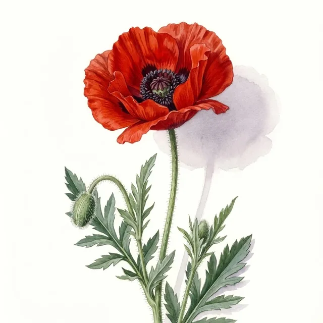 Turkish Tulip, illustration botanique