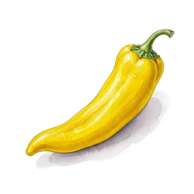 Yellow Banana Giant, illustration botanique